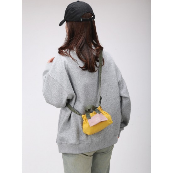 Summer 2025 new canvas bag, multi-color versatile nylon single-shoulder crossbody small square bag, casual mobile phone bag Summer 2025 new canvas bag, multi-color versatile nylon single-shoulder crossbody small square bag, casual mobile phone bag
