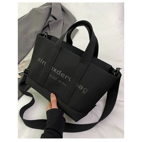 Retro Korean letter-printed tote bag, summer women's single-shoulder bag, large-capacity, high-quality commuting bag Retro Korean letter-printed tote bag, summer women's single-shoulder bag, large-capacity, high-quality commuting bag