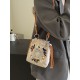 Fashionable and versatile ins nylon bag for women, new single-shoulder crossbody bag, summer mobile phone bag, niche embroidered bucket Fashionable and versatile ins nylon bag for women, new single-shoulder crossbody bag, summer mobile phone bag, niche embroidered bucket