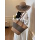 2025 new color-blocking beach resort bag, straw woven bag, large-capacity fashionable and versatile single-shoulder tote bag 2025 new color-blocking beach resort bag, straw woven bag, large-capacity fashionable and versatile single-shoulder tote bag