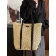 The 2025 summer new minimalist and versatile tote bag, a large-capacity single-shoulder bag for vacation and travel, and a fashionable straw woven bag The 2025 summer new minimalist and versatile tote bag, a large-capacity single-shoulder bag for vacation and travel, and a fashionable straw woven bag