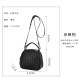 Qiandian genuine leather women's bag 2024 New style women's single-shoulder bag, woven pattern crossbody bag, large capacity cowhide small round bag Qiandian genuine leather women's bag 2024 New style women's single-shoulder bag, woven pattern crossbody bag, large capacity cowhide small round bag