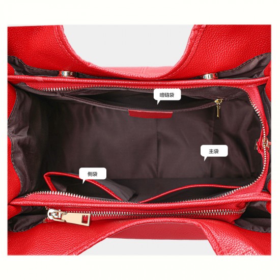 Qiandian Women's Bag 2025 New top-grain cowhide single-shoulder Bag, fashionable and versatile tote bag, large-capacity handbag Qiandian Women's Bag 2025 New top-grain cowhide single-shoulder Bag, fashionable and versatile tote bag, large-capacity handbag