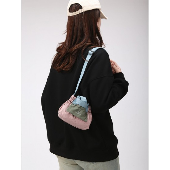Summer 2025 new canvas bag, multi-color versatile nylon single-shoulder crossbody small square bag, casual mobile phone bag Summer 2025 new canvas bag, multi-color versatile nylon single-shoulder crossbody small square bag, casual mobile phone bag
