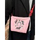 The new summer Japanese-style embroidered mobile phone bag is fashionable and versatile. The small square bag for work and commuting is lightweight and can be carried diagonally on one shoulder